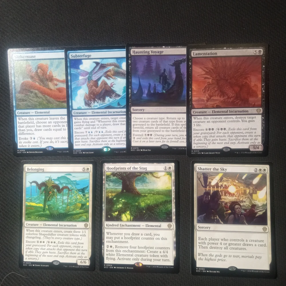 OPEN - MTG Lorwyn Eclipsed Dance of the Elements Commander Deck - OPEN